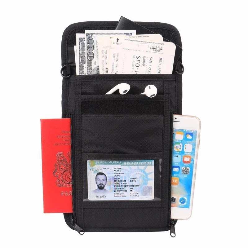 Waterproof Passport Cover RFID Blocking Credit Card Holder Travel
