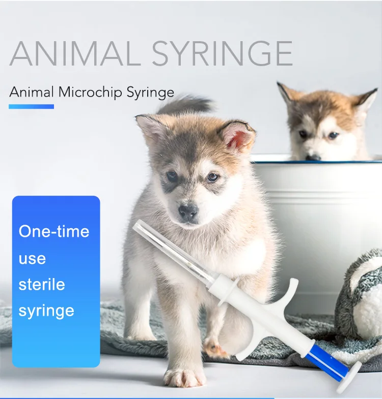 

1.4x8mm syringe microchip Bioglass tag animal ID dog implant pet chip needle vet RFID injector PIT tag for aquaculture arowana f