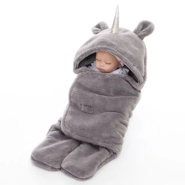 baby sleepsuit with hood
