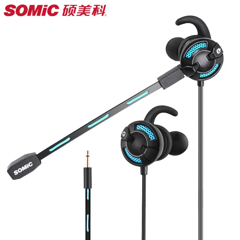 

SOMIC G618pro Professional Gamer Streamer Wireless Gaming Headset Bluetooth Headphone In Ear Headset with Microphone Earphones
