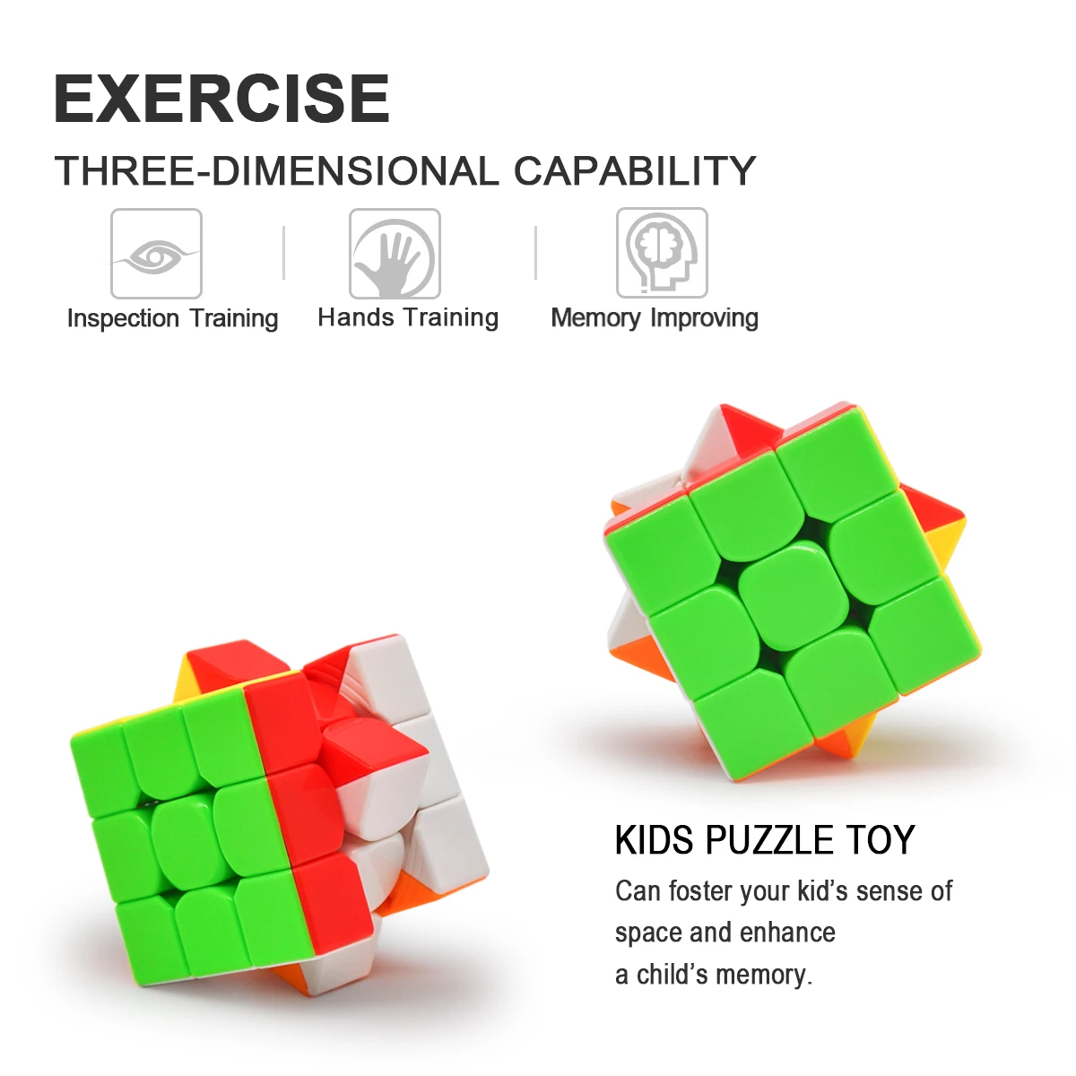 Кубик 3x3x3 Циклон Мальчики Мини-Волшебный куб головоломка кубики Скорость Куб квадратная головоломка без наклеек сложные подарки игрушки для детей