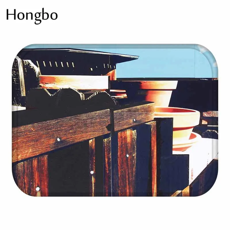Hongbo 40*60 см дверные коврики с рисунком нескользящий замшевый ковер для улицы кухни