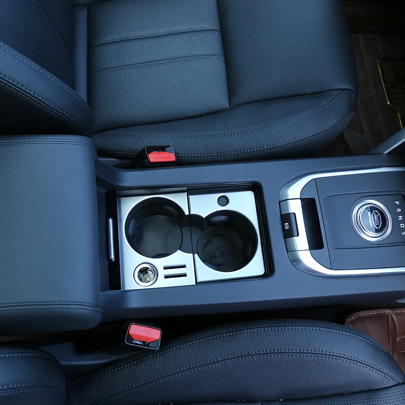 Глянцевый черный цвет для Land Rover Discovery Sport 2015 2018 держатель чашки из АБС пластика
