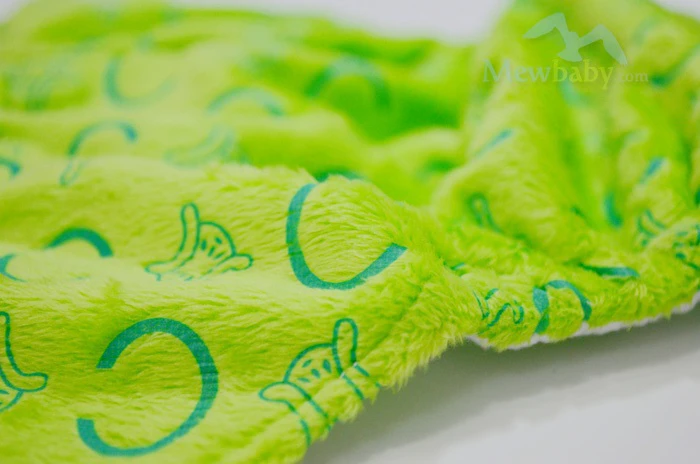 Green Colour Breathable Minky Cloth Diapers Reusable Pocket Diapers With 1pc Insert FR82