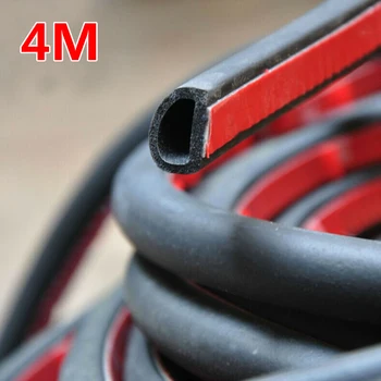 

4 meter Car Door D-shape Rubber Seal Strips Replacement Waterproof Golf carts