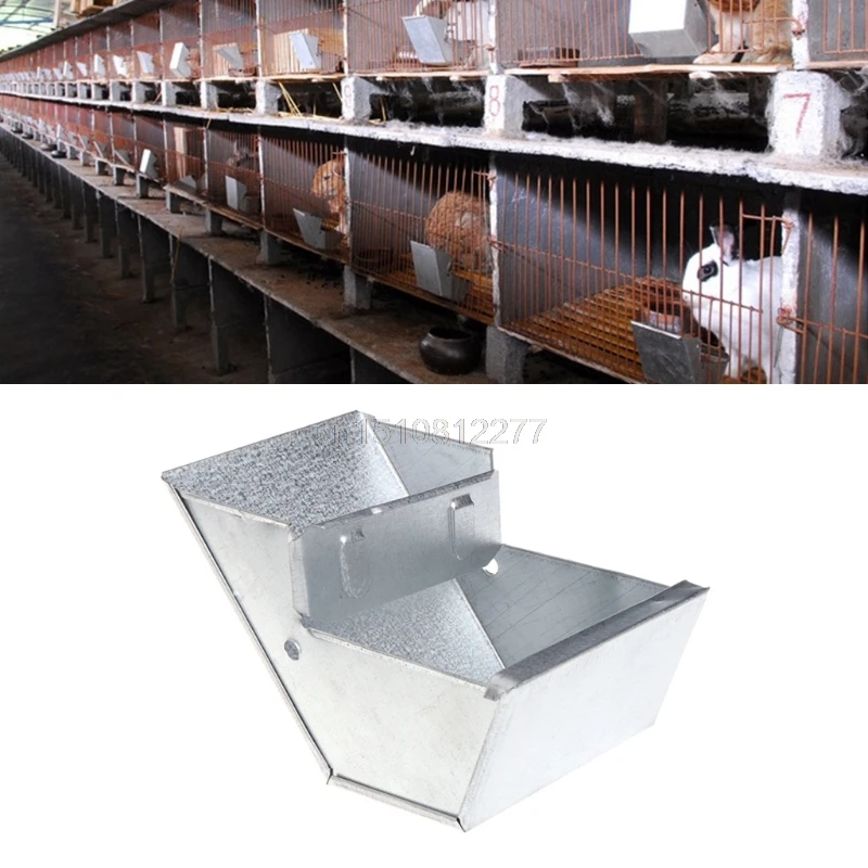 

Rabbit Hutch Trough Feeder Drinker Bowl For Rabbit Farming Animal Equipment Tool F06 dropshipping