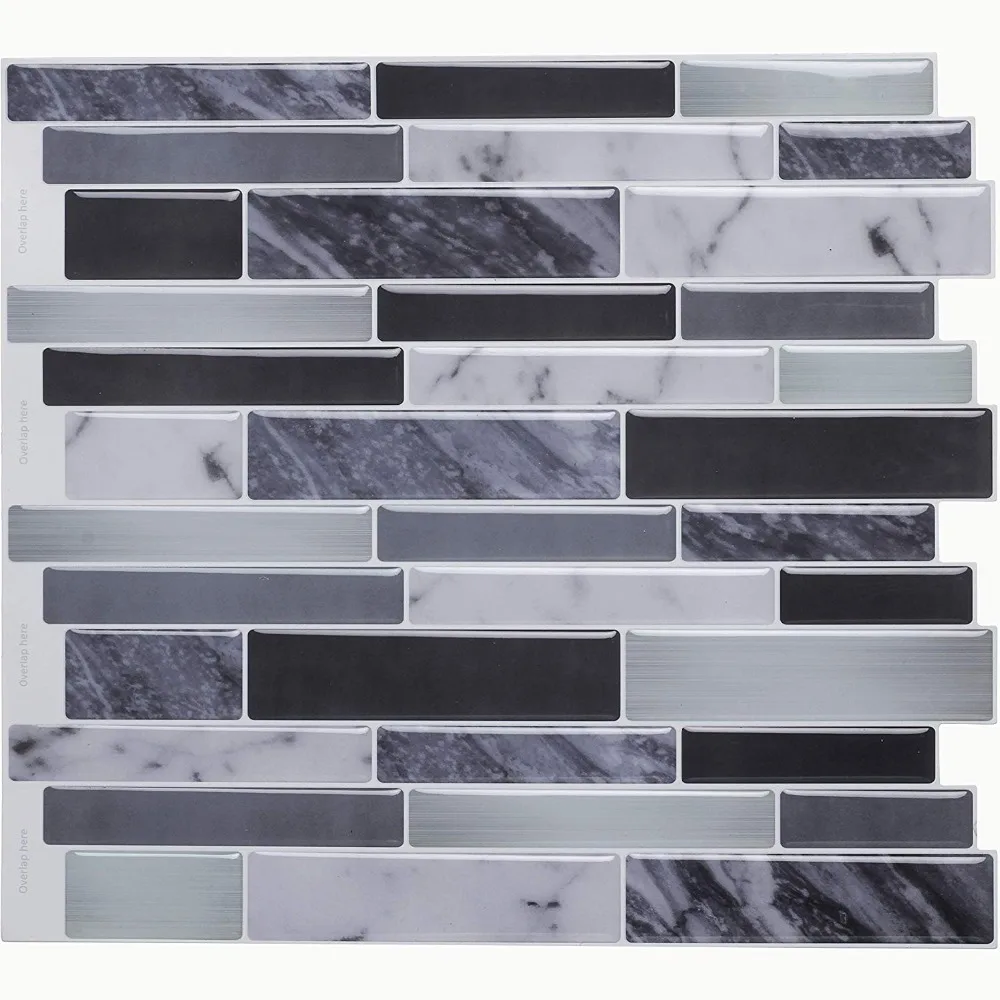 

Sticker mosaic tile wall decal sticker DIY kitchen bathroom home decoration vinyl -1 sheets