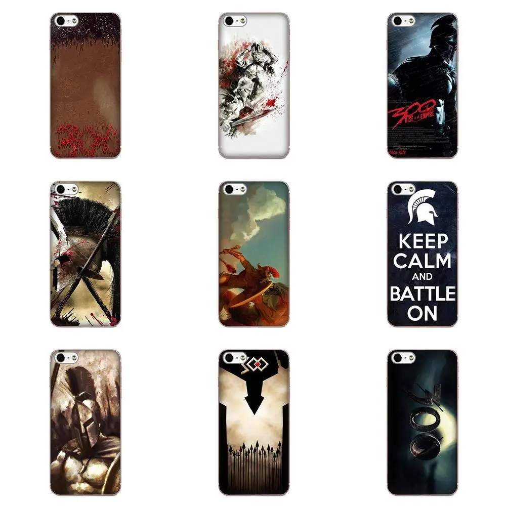 

TPU Cover Cell Phone Cases For Samsung Galaxy Note 5 8 9 S3 S4 S5 S6 S7 S8 S9 S10 mini Edge Plus Lite Spartan 300 Movie