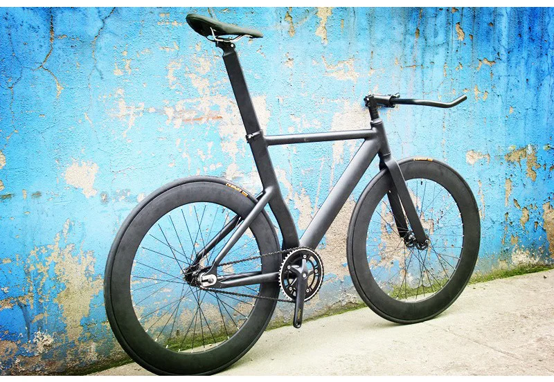 Fixed gear велосипед 55 см DIY 700C алюминиевый сплав трек с 70 мм обод колеса