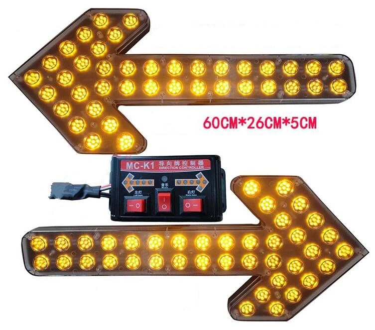 Higher Star Led Car/truck Arrow-oriented Warning Lights,arrow Direction Signal Light For Garage,sprinkler,squares,traffic - Signal Lamp - AliExpress