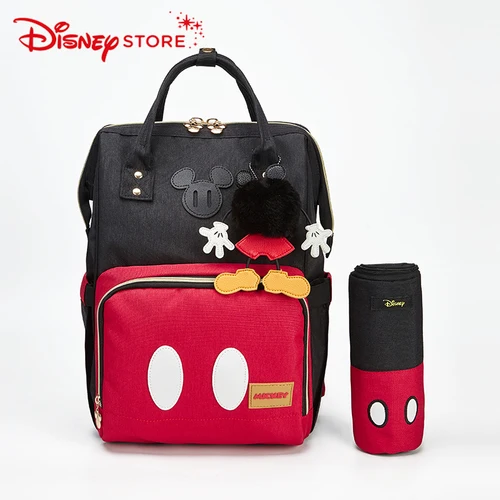 Disney с Микки Маусом и Минни Маус комплект Классический Стиль сумки для подгузников 2 шт./компл. мама Материнство сумка для переноски подгузников большая Ёмкость Детская сумка рюкзак для путешествий - Цвет: Mickey
