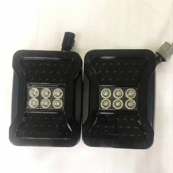 

For Jeep Wrangler JK 2&4 Door 2007-2017 DOT E9USA/EU edition reverser brake turn signal LED Tail Lights Lamp Rear Assemblies