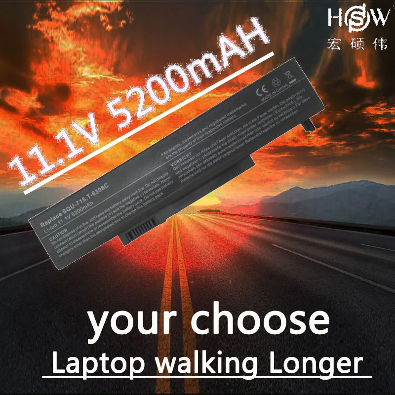 

HSW 6cell laptop battery for Gateway SQU-715,SQU-719,SQU-721,AB170,6MSBG W35044LB W35044LB-SP W35044LB-SY W35052LB M151,916C6250