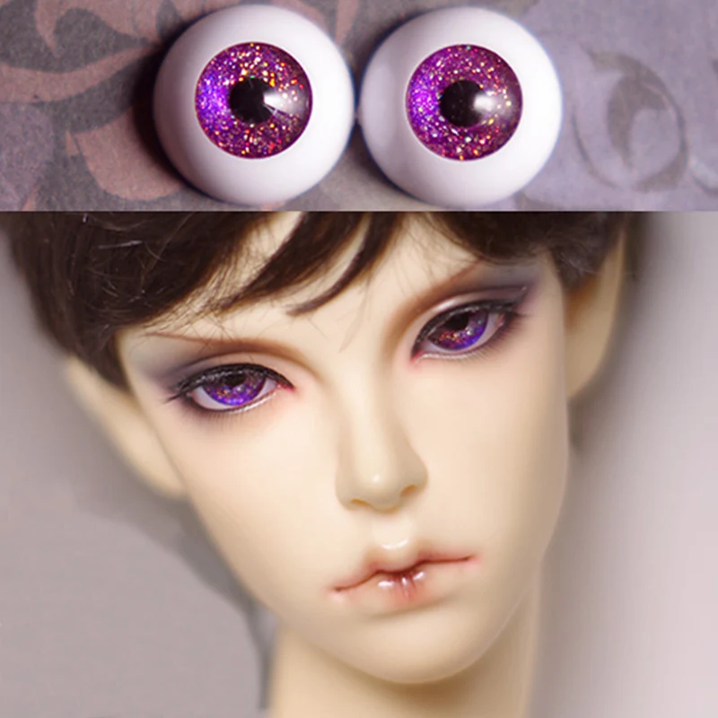 1 пара BJD кукла глазное яблоко звездное небо акриловые глаз для 1/3 1/4 1/6 SD 12 мм 14 16 20