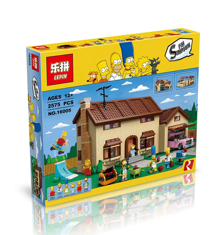 

2017 Hot New LEPIN 16005 2575Pcs the Simpsons House Model Building Block Bricks Compatible 71006 Boy gift