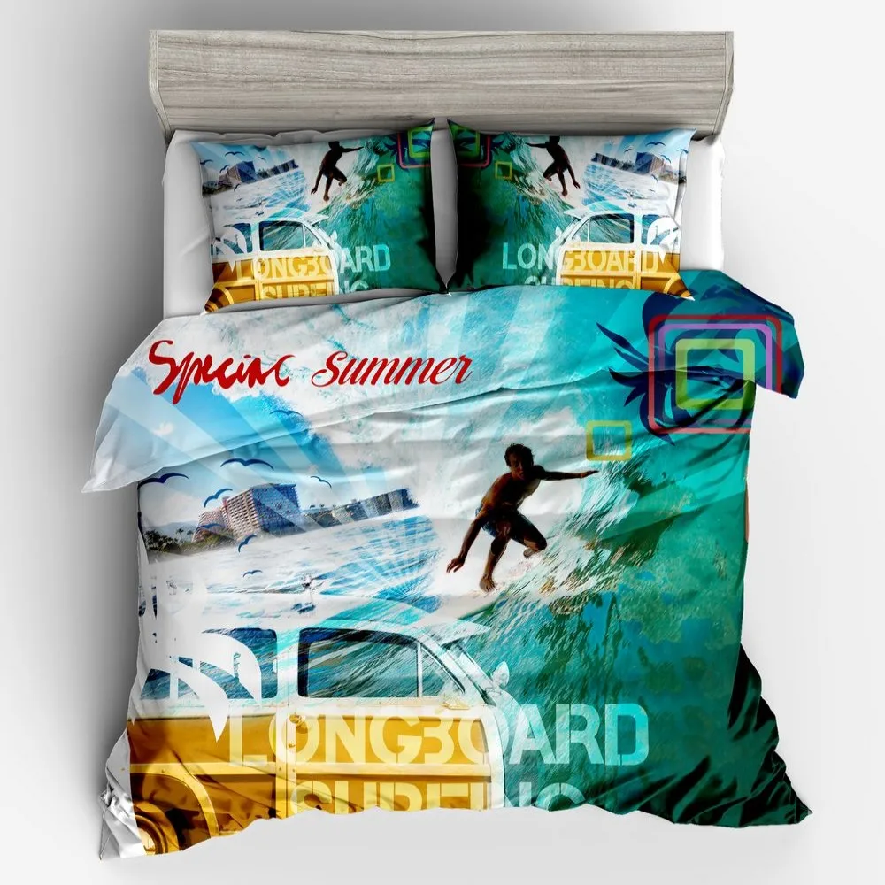 

Spring Sports Style 3D Bedding set 2/3pcs Twin Full Queen size bed Duvet cover set Bedding set USA CA Size