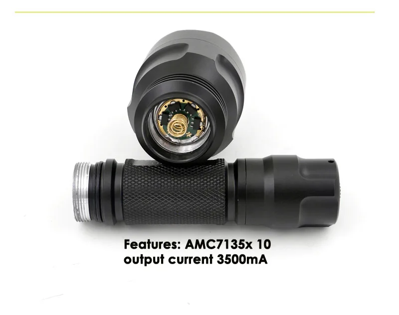 C8 Cree XP L HI V2 1A 6500K 10*7135 печатная плата светодиодного драйвера 1200 A 18650 люмен 1 Режим