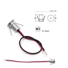 Супер яркий 1 Вт DC12V Светодиодный проблесковый лестничный Точечный светильник мини 1 Вт Светодиодный светильник светодиодный светильник 15 шт./лот