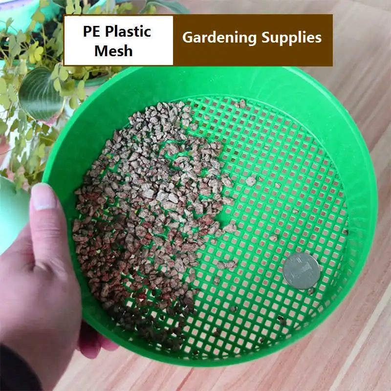 Green-Sifter-Gardening-Supplies-Nursery-Tools-Soil-Screening-PE-Plastic-Mesh-Sieves-Home-Planting-Filter-Earthen