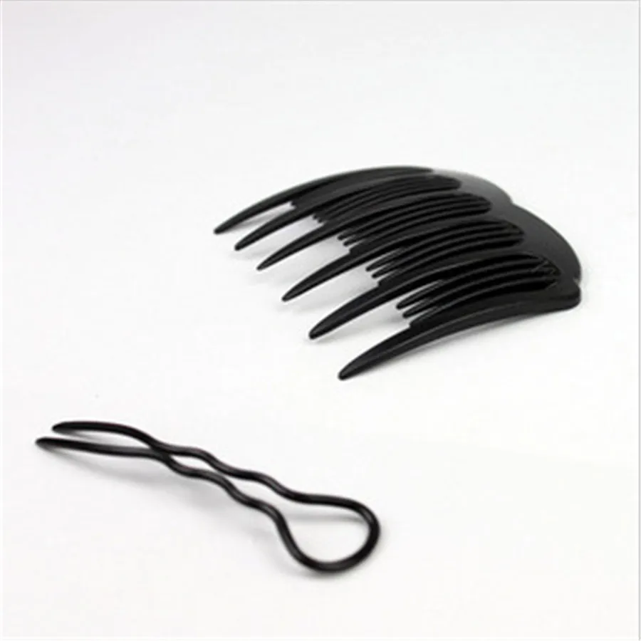 Fashion Women Hair Combs Accessories DIY Formal U shape Hairpin Styling Comb Hair Disk Beauty