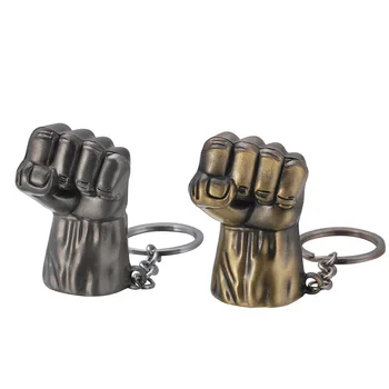

jewelry SuperHeroe The Avengers Fist Banner Metal Pendant Keychains