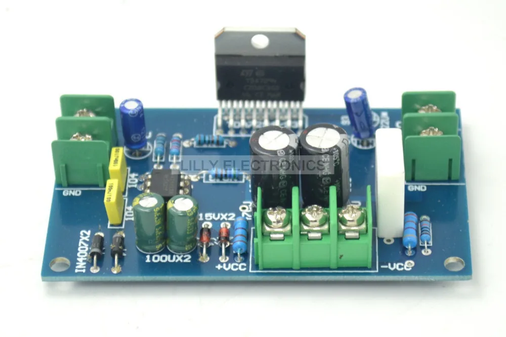 TDA7294 Bipolar NE5532N 2*100W DC Singe-Channel Servo Constant Current High Power Digital Audio Power Amplifier Board