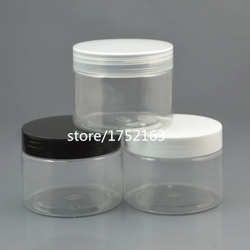 50g Transparent PET cream bottle with Plastic caps cosmetic container Cream jars for For cream/wax/mask packaging Food storage | Красота и