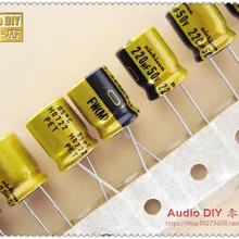 Горячая распродажа 10 шт./30 шт Nichicon FW серии 220 мкФ/с алюминиевой крышкой, 50В электролитические конденсаторы для аудио