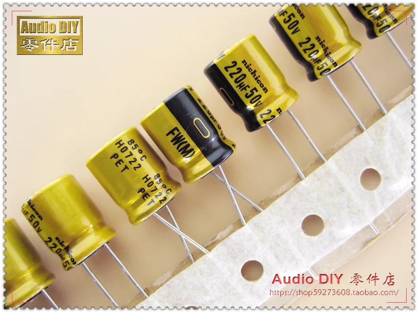 5//50pcs 1000uF 35V FW NICHICON Audio Capacitor 13X20