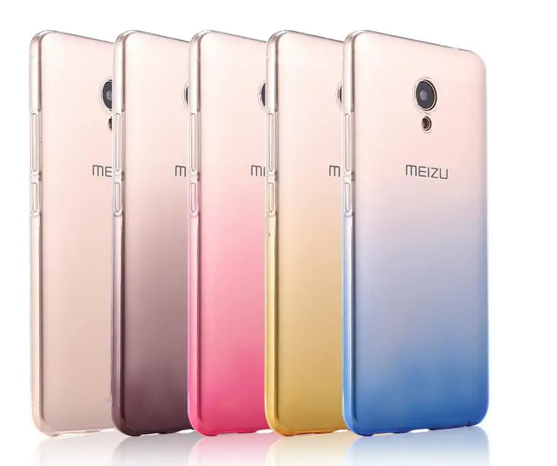 Мягкий чехол из ТПУ с градиентом цвета для Meizu M5C M3S mini U10 U20 Pro Prime/M3 Note M5 Note/Meizu M5/Meizu M5S