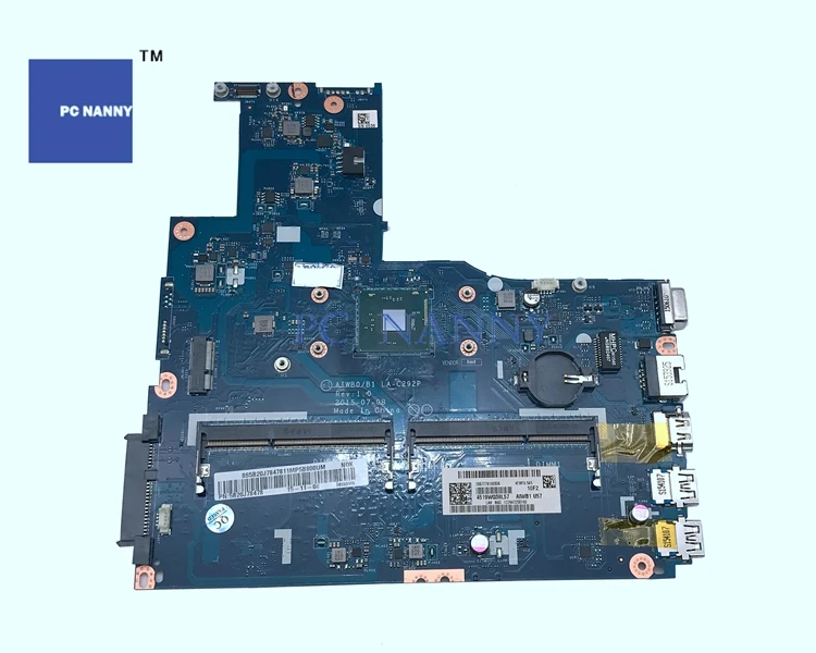 PCNANNY 5B20J78478 AIWB0 B1 LA-C292P LAPTOP MOTHERBOARD FOR LENOVO B51-30 NOTEBOOK PC WITH CPU ( no fingerprint connector ) | Компьютеры и