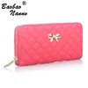 Women Wallets Fashion Durable Purse Bow Wallet Female Card Holders Cellphone Pocket PU Leather Cute Solid Women Money Bag Clutch 3