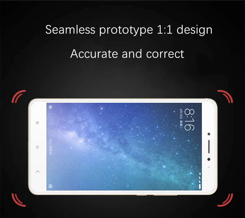 Allvcover xiaomi max2 tempered glass 3D soft edge (2)