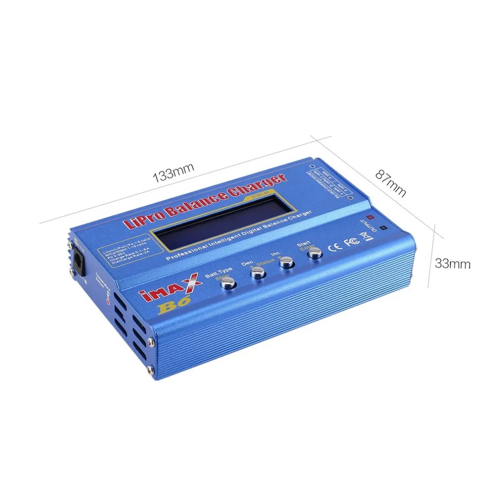 Imax B6 12v зарядное устройство 80W Lipro NiMh Li Ion Ni Cd цифровое RC 6A адаптер питания EU/US UK