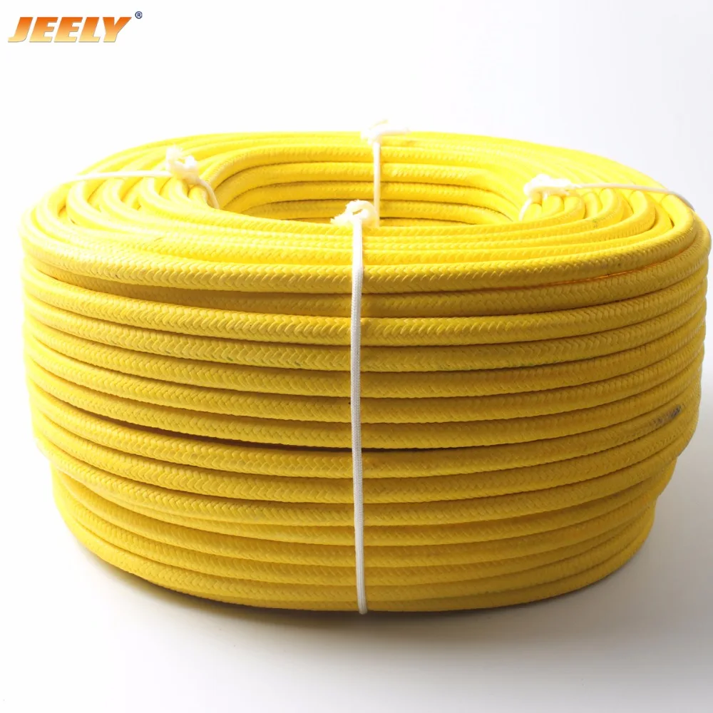 شحن مجاني 7 مللي متر 50 M UHMWPE النواة مع البوليستر سترة رافعة سحب حبل الرئيسية ملاءات للإبحار dinghys