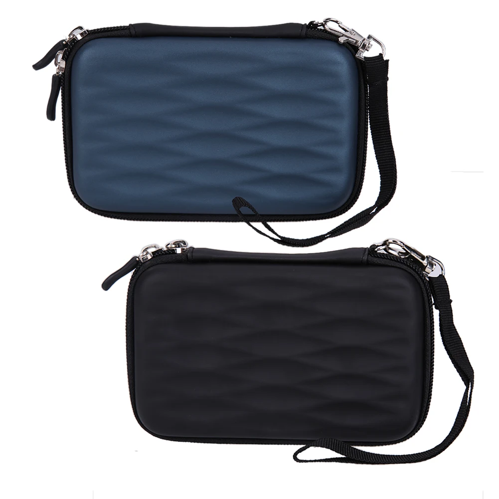 EVA PU Hard HDD Carrying Case Portable 2.5 inch IDE SATA Hard Disk Drive Battery Storage Box Zipper Carrying bag box