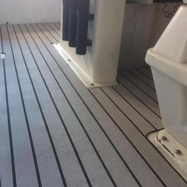 240x5 8x0 5cm Self Adhesive Eva Rv Boat Flooring Faux Imitation Teak 240x5 8x0 5cm Self Adhesive Eva Rv Boat Flooring Faux Imitation Teak Decking Sheet Pad Marine Grey And Balck