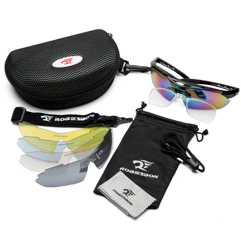 UV400 Bicycle Glasses Men Women Outdoor Sports Sunglasses with 5 Lens Mountain Road Bike MTB Running Fishing Occhiali AC0201 (8)