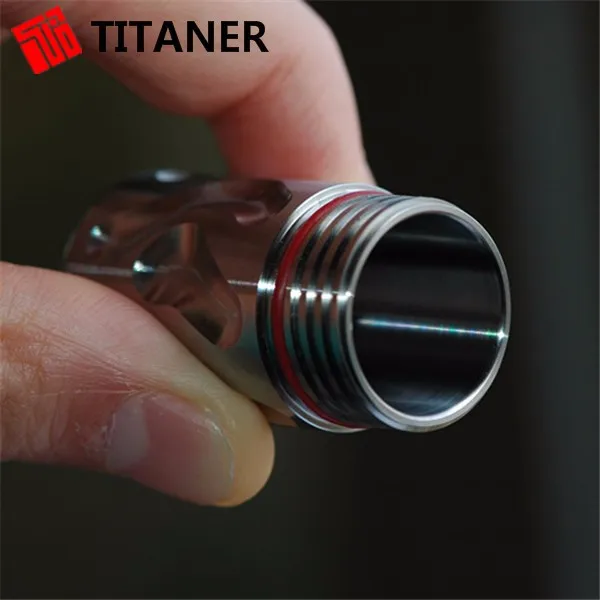 Открытый Кемпинг Titaner titanium водонепроницаемый таблеточный ящик лекарственная капсула с цепочкой для ключей портативный контейнер/Чехол наборы для путешествий