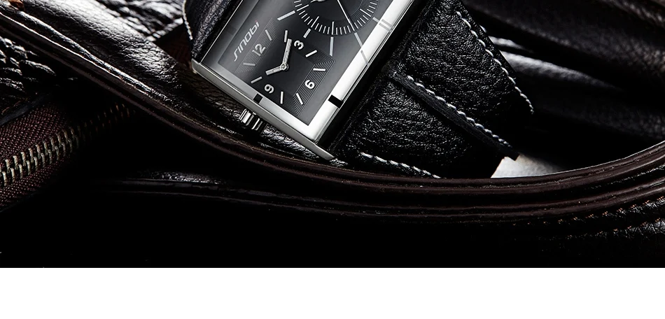 SINOBI бренд несколько часовых поясов модные мужские часы новый дизайн 2018 для мужчин кожа кварцевые наручные часы relogio masculino