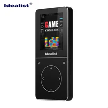 Idealist Touch металлический MP4 плеер без потерь плейер Волкман без потерь MP4 Поддержка 128G TF запись FM изображение с повязкой наушники