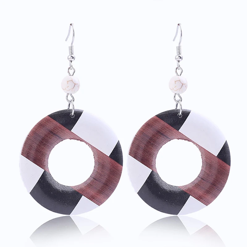 

Crystal Hollow Big Square Round Drop Earrings For Women Geometric Charm Statement Earrings Bridal Party Gifts Jewelry Bijoux