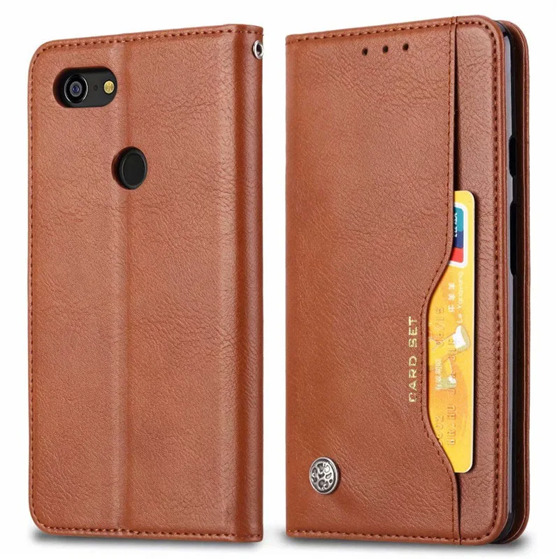 

Wallet Credit Card Slot Flip Cover Leather Case For Google Pixel 3 /Pixel 3 XL /Pixel 3A/Pixel 3A XL Anti-knock Phone Cases