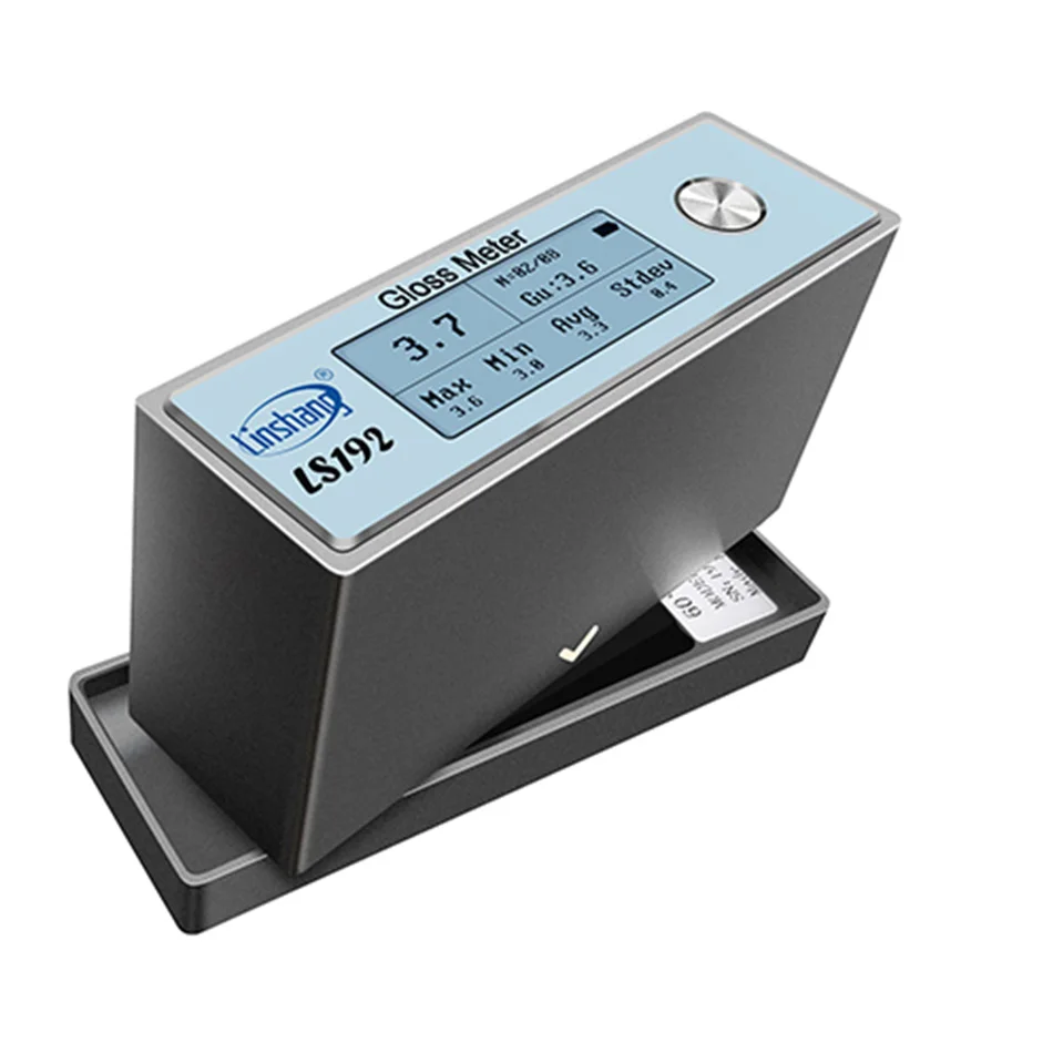 

LS192 Gloss Meter Gauge User Manual V3 Calibration With Intelligent Statistics Function Environmental Temperature Compensation