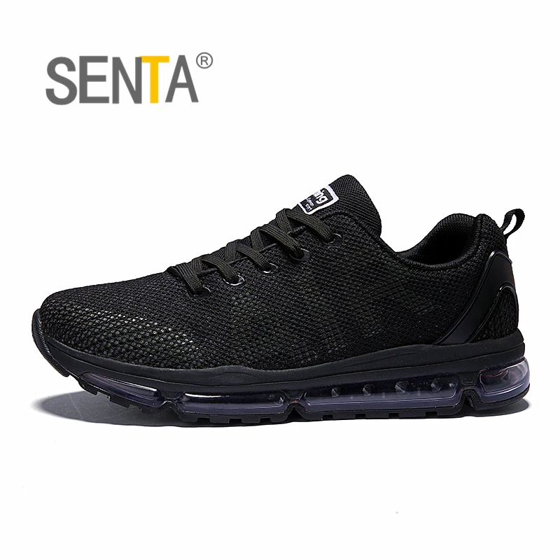 SENTA 2018 Air cushion Running Shoes for Men Reflective light breathable mesh vamp Women sports sneakers anti-skid walking shoes цена SENTA 2018 Air cushion Running Shoes for Men Reflective light breathable mesh vamp Women sports sneakers anti-skid walking shoes цены онлайн