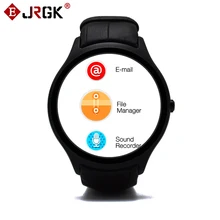 № 1 D5 Android 4.4 Bluetooth GPS Wifi СИМ Смарт Часы с Heart Rate Monitor GPS 512 М RAM 4 Г ROM Crcular SmartWatch Наручные Часы
