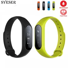 

SYESER New Y2 smart band blood pressure oxygen bracelet heart rate monitor Wristband sport smartband pk fitbit xiaomi mi band 2