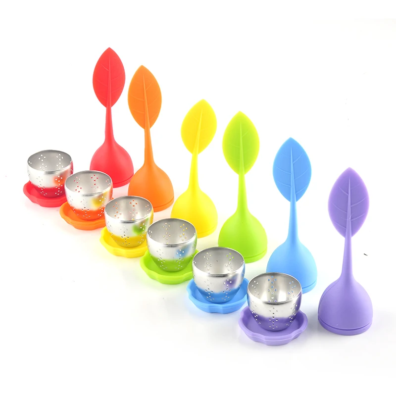 

Stainless Steel Tea Infuser Loose Tea Leaf Strainer Herbal Spice Filter Diffuser Kitchen Tools