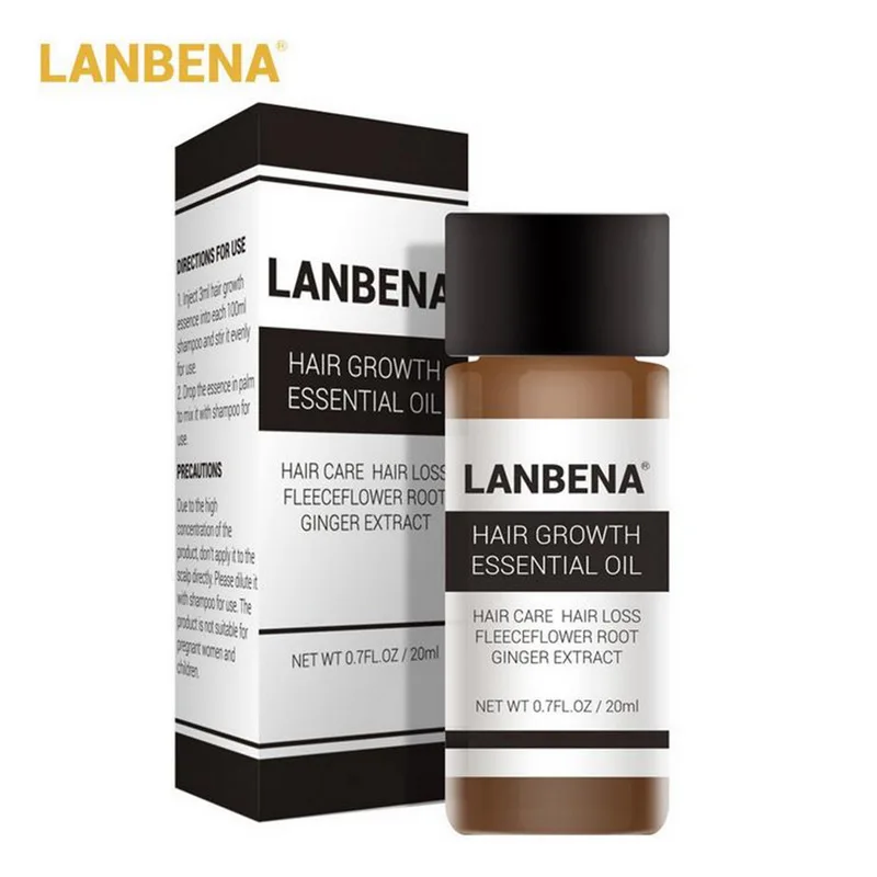 

LANBENA 20ml Hair Growth Essence Fast Powerful Hair Care Essential Oil Liquid Treatment Preventing Hairs Loss Products Women Men
