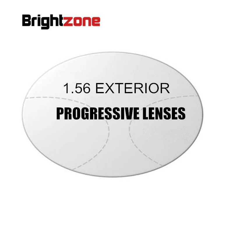 

1.56 Exterior Progressive multi-focus HC CR-39 aptitude lenses prescription lens for middle-old year people see near and far